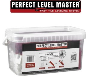 1/32" T-Lock ™ Complete KIT Anti lippage Tile Leveling System - one of the best tile leveling systems